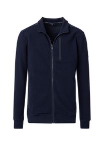 Casamoda Herren Sweatjacke "Casamoda Sweatjacke uni"108 blau, Gr. 5XL, 95% Baumwolle, 5% Elasthan, Sweatjacken