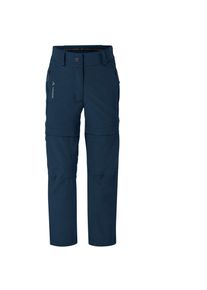 Vaude Slim Fit Zipphose Kinder - blau - Gr. 110/116 - Polyester/Elastan