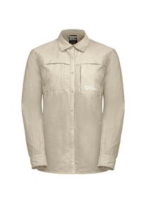 Jack Wolfskin Barrier Funktionsbluse Damen - grau - Gr. L - Polyamid/Lyocell/Modal