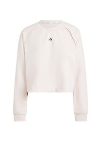 Adidas Power Hidden Funktionssweatshirt Damen - beige - Gr. L - Polyester/Baumwolle/Elastan