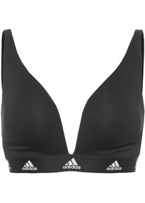 Adidas Smart Cotton Solid Bh Damen, schwarz, Größe: 38 / D