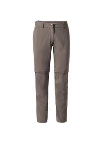 Vaude Farley Ii Zipphose Damen - braun - Gr. 36 / kurz - Polyamid/Elastan