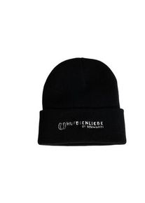 Hufeisenliebe Beanie M&uuml;tze schwarz
