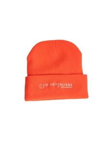 Hufeisenliebe Beanie M&uuml;tze orange