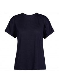 Merinoshirt Icebreaker Drayden Reversible S/S Top Damen (Gr XS |blau)