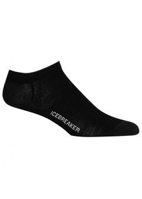 Icebreaker Lifestyle Fine Gauge No Show Multifunktionssocken Damen (Gr M |schwarz)