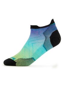 Smartwool Run Zero Cushion Ombre Print Low Ankle Laufsocken Damen (Gr S |bunt)