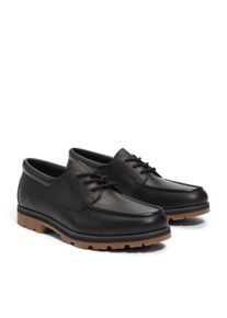 Timberland Herren Schnürschuh "BRITTON SQUARE LACE UP SHOE", Gr. 41,5blk full grain, Leder, sportlich, Schuhe