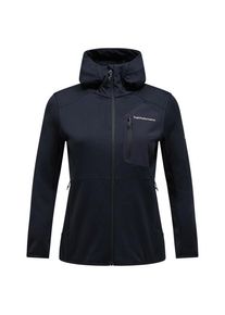 Peak Performance Utility Light Zip Hood Fleecejacke Damen (Gr XS |schwarz)