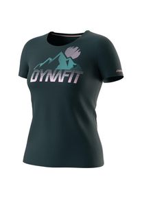 Dynafit Transalper Graphic S/S Tee Funktionsshirt Damen (Gr S |blau)