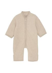 Huttelihut Pram Suit Cotton Fleece Overall Kinder (Gr 56 |beige)