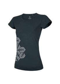 Ocun Classic T Leafs T-Shirt Damen (Gr S |blau)