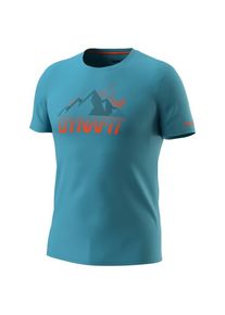 Dynafit Transalper Graphic S/S Tee Funktionsshirt Herren Wandern (Gr L |türkis)