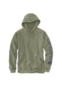 Hoodie Carhartt Sleeve Logo Hooded Sweatshirt Herren (Gr M |oliv)