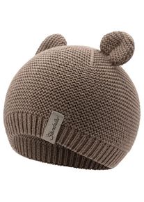 Sterntaler Strickmütze Ohren Mütze Kinder (Gr 37 cm |braun)