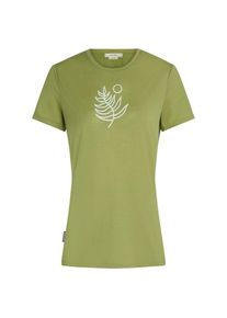 Icebreaker Merino 150 Tech Lite S/S Tee Fresh Fern Merinoshirt Damen (Gr S |oliv)