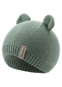 Sterntaler Strickmütze Ohren Mütze Kids (Gr 43 cm |oliv)