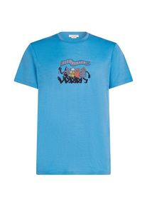 Icebreaker Merino 150 Tech Lite S/S Tee Hike Together Merinoshirt Herren (Gr M |blau)