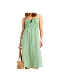 Roxy Rosie Skies Slub Kleid Damen (Gr XXL |grün)