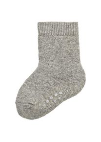 Sterntaler ABS Woll-Socken Uni H&uuml;ttenschuhe Kinder (Gr 31/32 |grau)