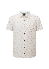 Sherpa Newar Peacock S/S Shirt Hemd Herren (Gr M |weiß/grau)