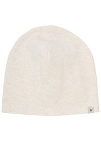 Mütze Huttelihut Beanie Melange Rib Kinder (Gr 53 cm - 4-6 Years |weiß)
