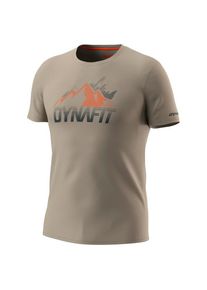 Dynafit Transalper Graphic S/S Tee Funktionsshirt Herren (Gr XXL |beige)