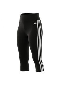 Adidas Training Essentials 3-Stripes 3/4 Tights Leggings Damen (Gr XL |schwarz)