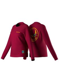 Pullove La Sportiva Climbing On The Moon Sweatshirt Damen (Gr XS |rot)