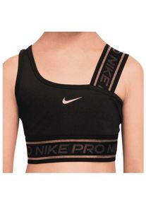 Nike Pro Swoosh Dri-Fit Asymmetrical Sports Bra Sport-BH Kinder (Gr L |schwarz)