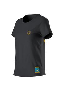 La Sportiva Climbing On The Moon T-Shirt Damen (Gr M |grau/schwarz)