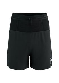 Compressport Trail Racing 2-In-1 Short Laufshorts Herren (Gr L |schwarz)