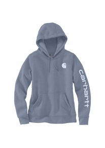 Hoodie Carhartt Clarksburg Logo Sleeve Sweatshirt Damen (Gr S |grau)