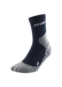 CEP Cold Weather Compression Socks Mid Cut V2 Kompressionssocken Damen Wandern (Gr III |blau/grau)