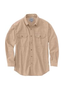 Hemd Carhartt Loose Chambray L/S Shirt Herren (Gr S |beige)