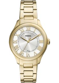 Fossil Damen Quarzuhr "GILMORE"gelbgoldfarben, Armbanduhren, Armbanduhr, Damenuhr, Edelstahlarmband, analog, Tag
