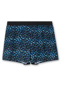 Große Größen Badeshorts mit Pünktchen-Print und Shape-Effekt Gr. 48 schwarz bedruckt von sheego für Damen