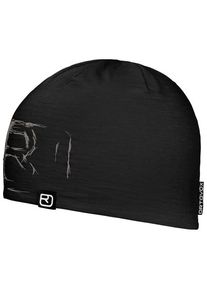 Mütze Ortovox 120 Tec Logo Beanie (Gr 50-56 cm |schwarz)