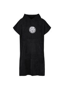 Rip Curl Logo Hooded Towel Surf Poncho Herren (Gr One Size |schwarz)