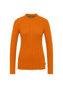 Longsleeve Tranquillo Seidiges Ecovero-Shirt Damen (Gr XS |orange)