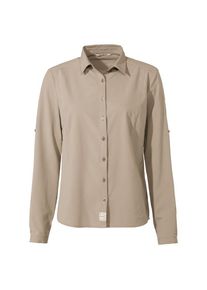 Vaude Rosemoor L/S Shirt IV Bluse Damen (Gr 42 |beige)