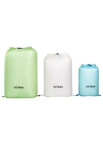 Tatonka SQZY Dry Bag Set Packsack (Gr One Size |grün/weiß |wasserdicht)