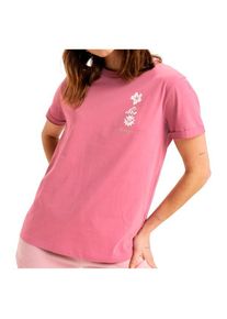 Roxy Oceanregular Art T-Shirt Damen Freizeit (Gr XXS |rosa)
