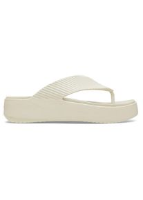 Crocs Getaway Groove Platform Flip Sandalen Damen (Gr 41-42 |beige)