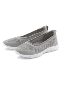 Lascana Sneaker Ballerinas grau Gr. 42 für Damen
