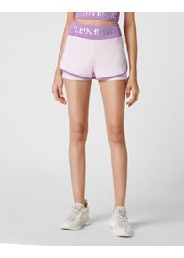 Plein Sport Damen Jogg-Bermudas "Shorts"30, lila, Gr. XS, Obermaterial: 90% Polyester, 10% Elasthan, Hosen
