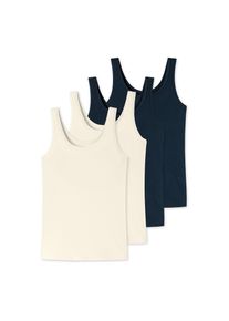 Schiesser Damen Trägertop Uncover 4er Pack