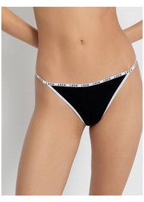 LSCN BY LASCANA String schwarz Gr. 40/42 für Damen. Körpernah. Nachhaltig.