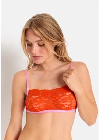 LSCN BY LASCANA Bustier orange Gr. 32/34 für Damen. Ohne Bügel