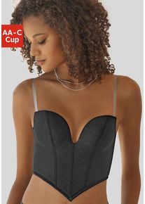 Vivance Corsage schwarz Gr. 70 Cup C für Damen. Figurbetont